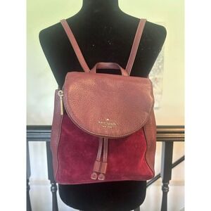 kate spade navy backpack with hot pink polka dots Kate Spade Hot Pink Mini Nylon Backpack | Mercari main image 4